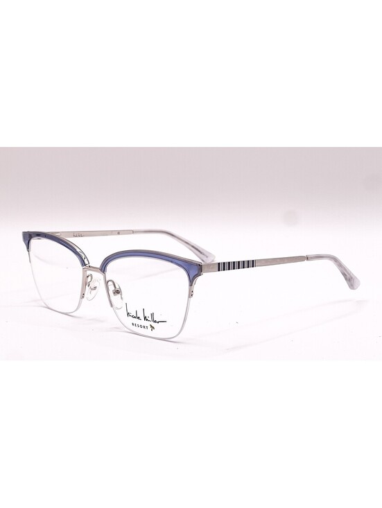 Nicole Miller Accessories - Nicole Miller Cannes C02 Trans Denim Square Authentic Eyeglass Frames 53-17-132